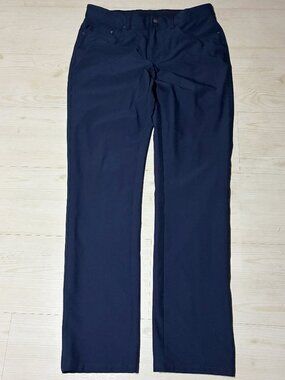 Greg Norman Collection Men’s Performance Shark Navy Blue Golf Pants Size 32 x 32